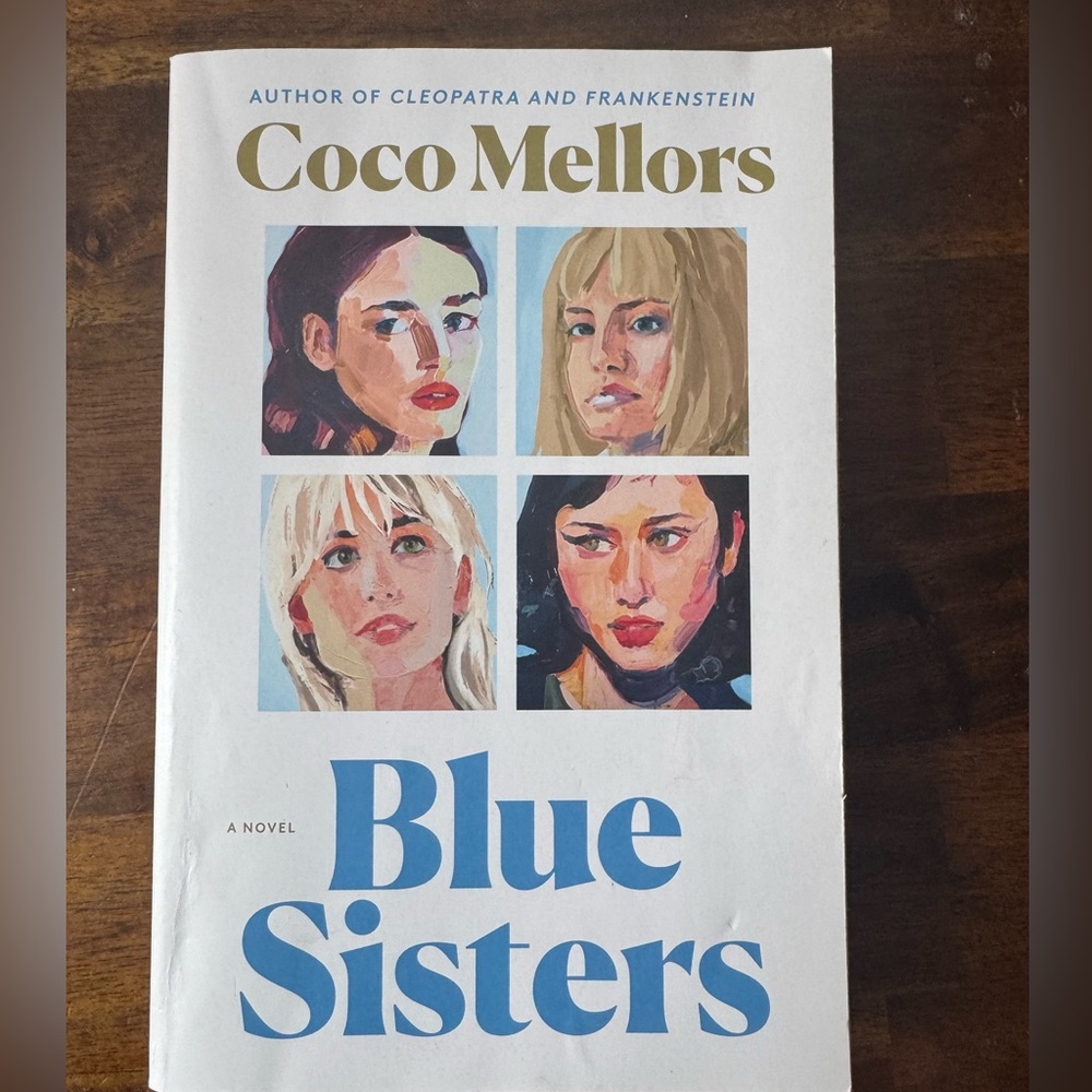 Coco Mellors "Blue Sisters" Paperback Novel - White & Blue Cover